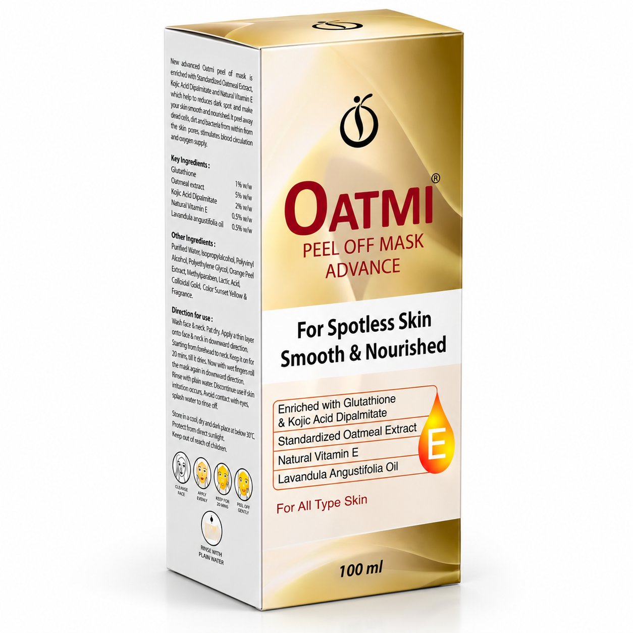 OATMI Peel Off Mask product box