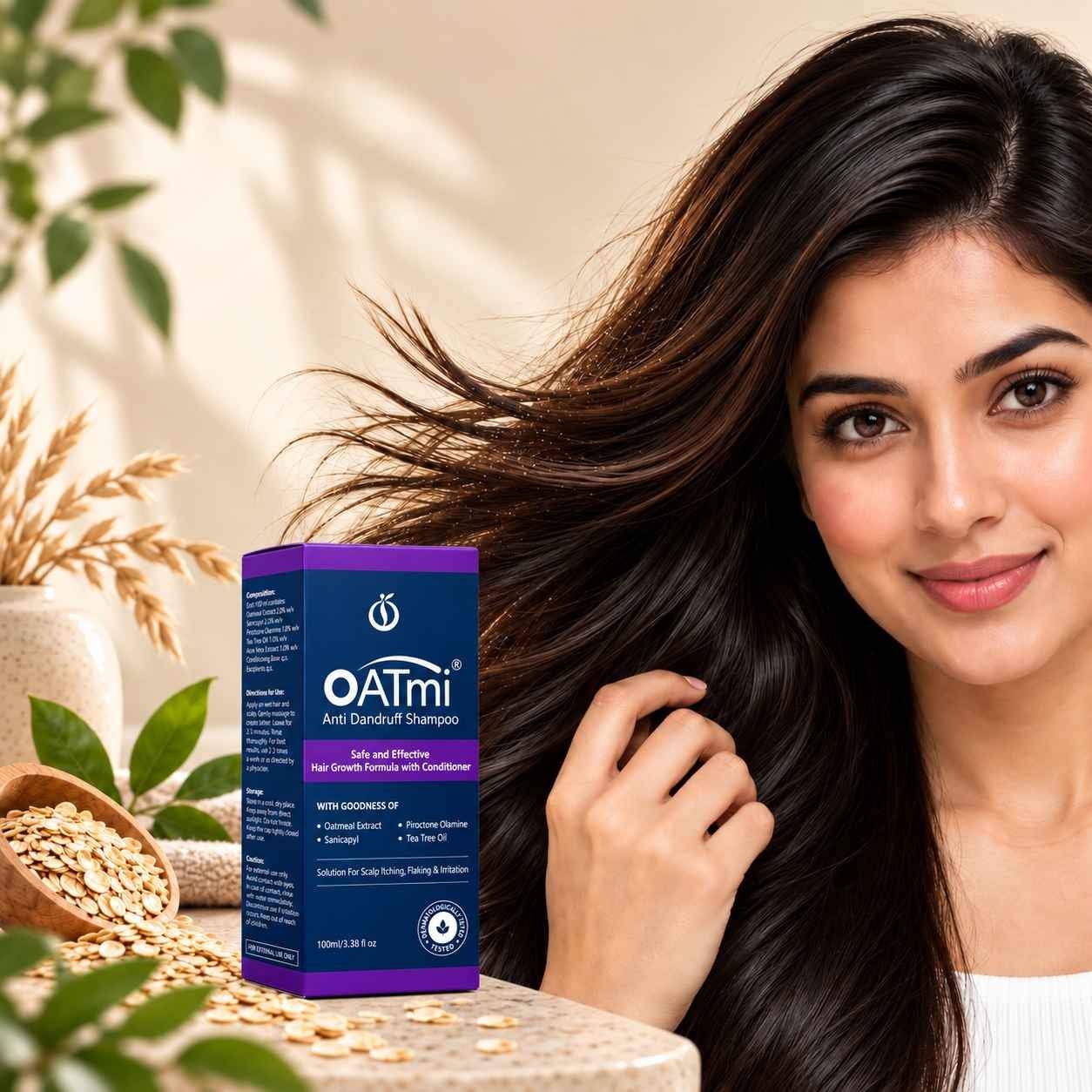 OATMI scalp care for dandruff-prone scalp