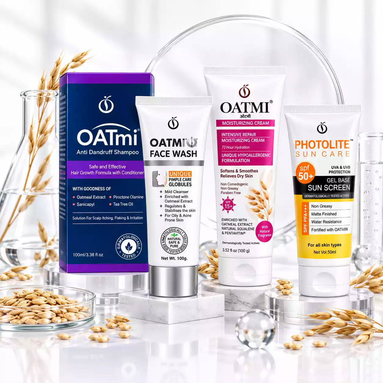 OATMI oat-powered skincare and scalp care products
